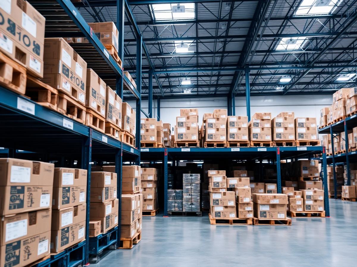 Electronics distribution warehouse